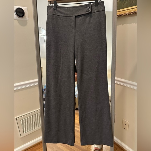 LOFT Women's Bootcut Pants Dark Gray - Picture 3 of 11